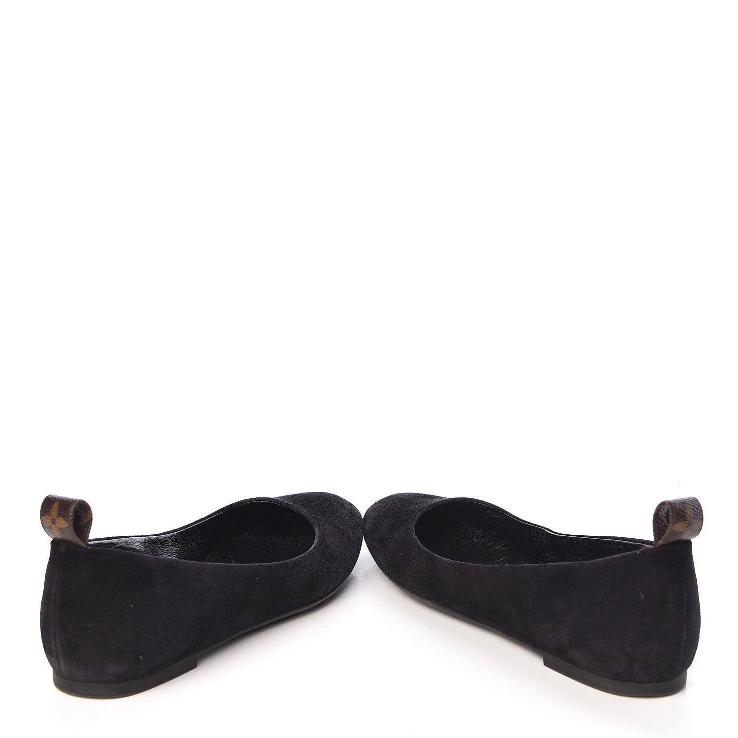 Louis Vuitton Suede Monogram Uniformes Ballet Flats 36 Black 6 of 9
