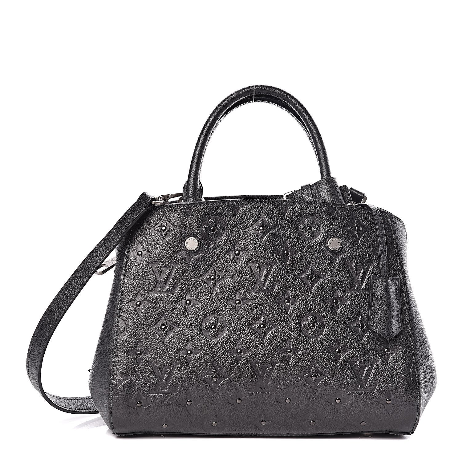 Louis Vuitton Empreinte Studded Montaigne BB Platine 1 of 9