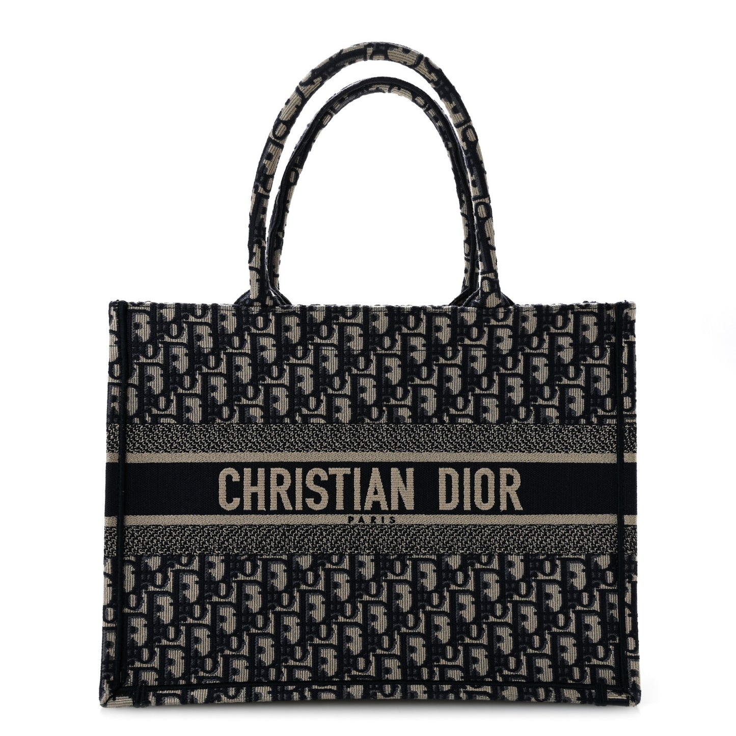 Oblique Medium Book Tote Blue Multicolor