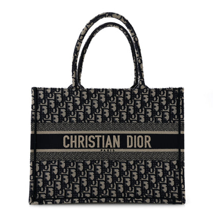 Christian Dior Oblique Medium Book Tote Blue Multicolor 1 of 12