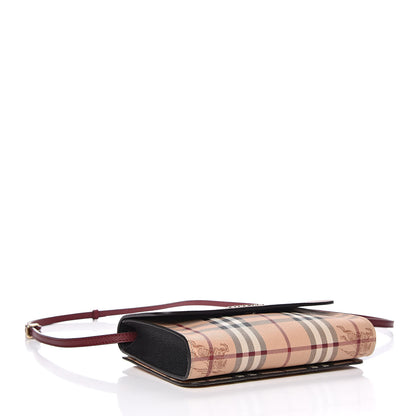 Burberry Haymarket Check Small Loxley Crossbody Bright Toffee 4 of 11