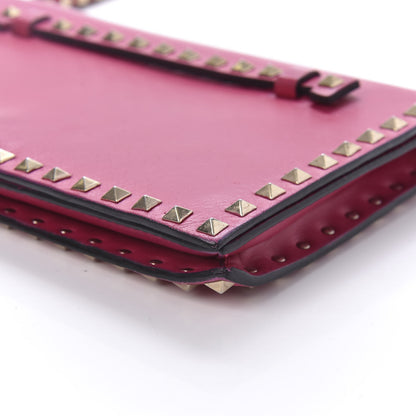 Valentino Garavani Nappa Rockstud Wristlet Clutch Cyclamin 7 of 11