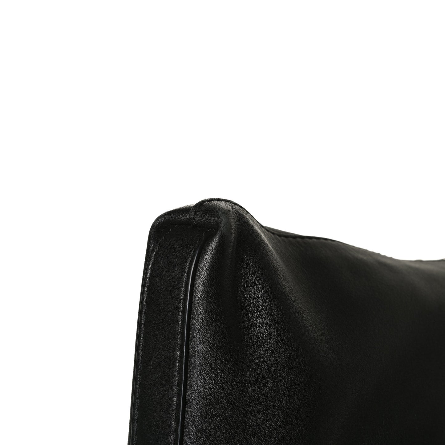 Calfskin Medium Eyelet Hobo Black