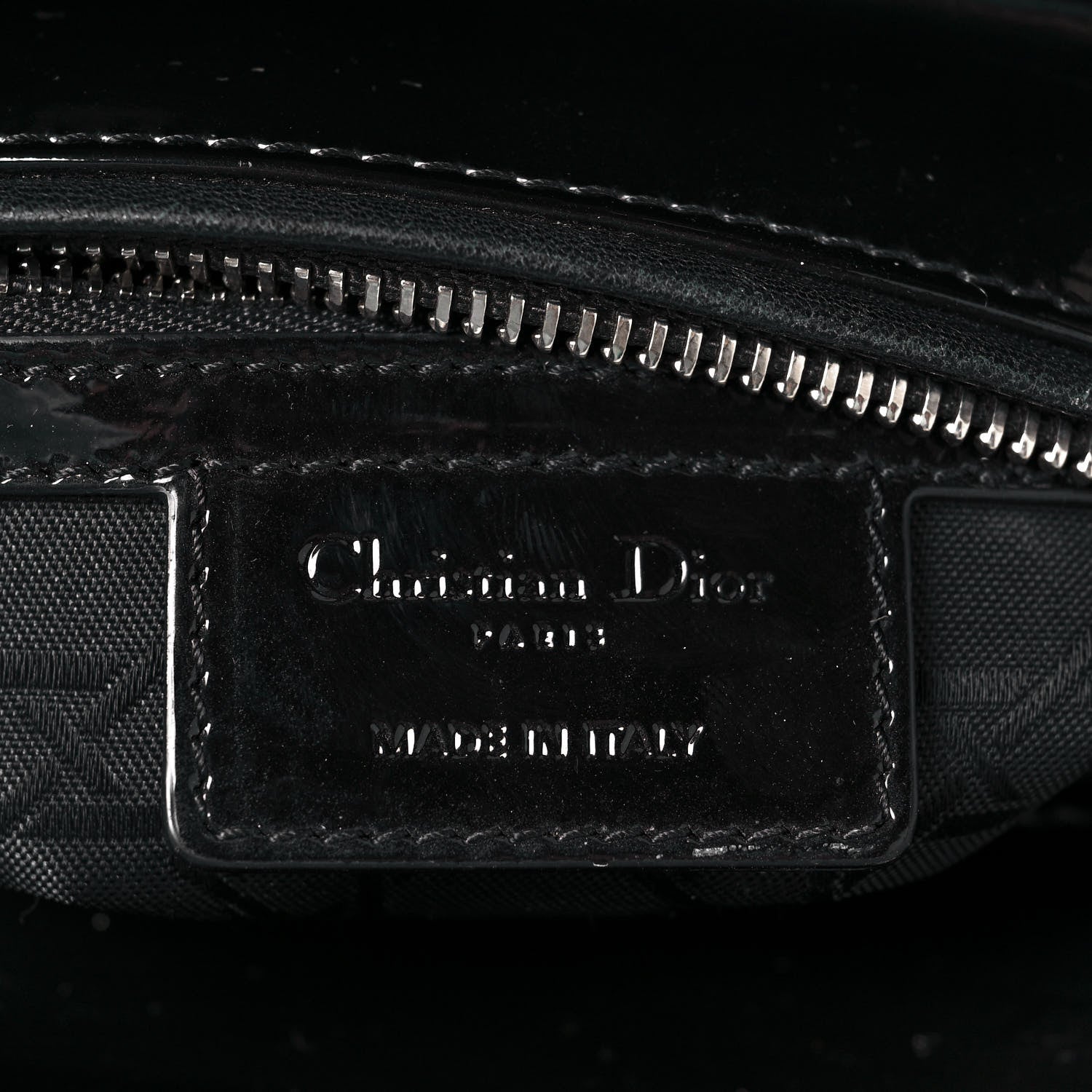 Christian Dior Patent Cannage Medium Lady Dior Black 6 of 13