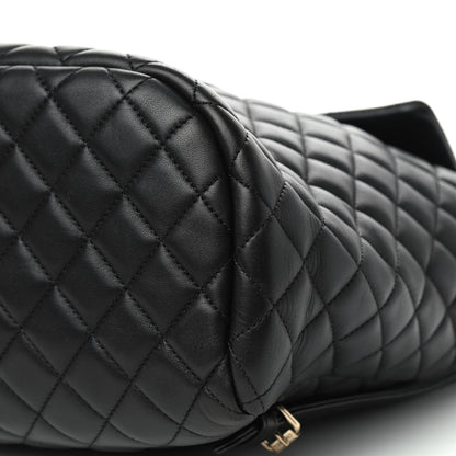 Chanel Lambskin Quilted Large Urban Spirit Backpack Black 7 of 9