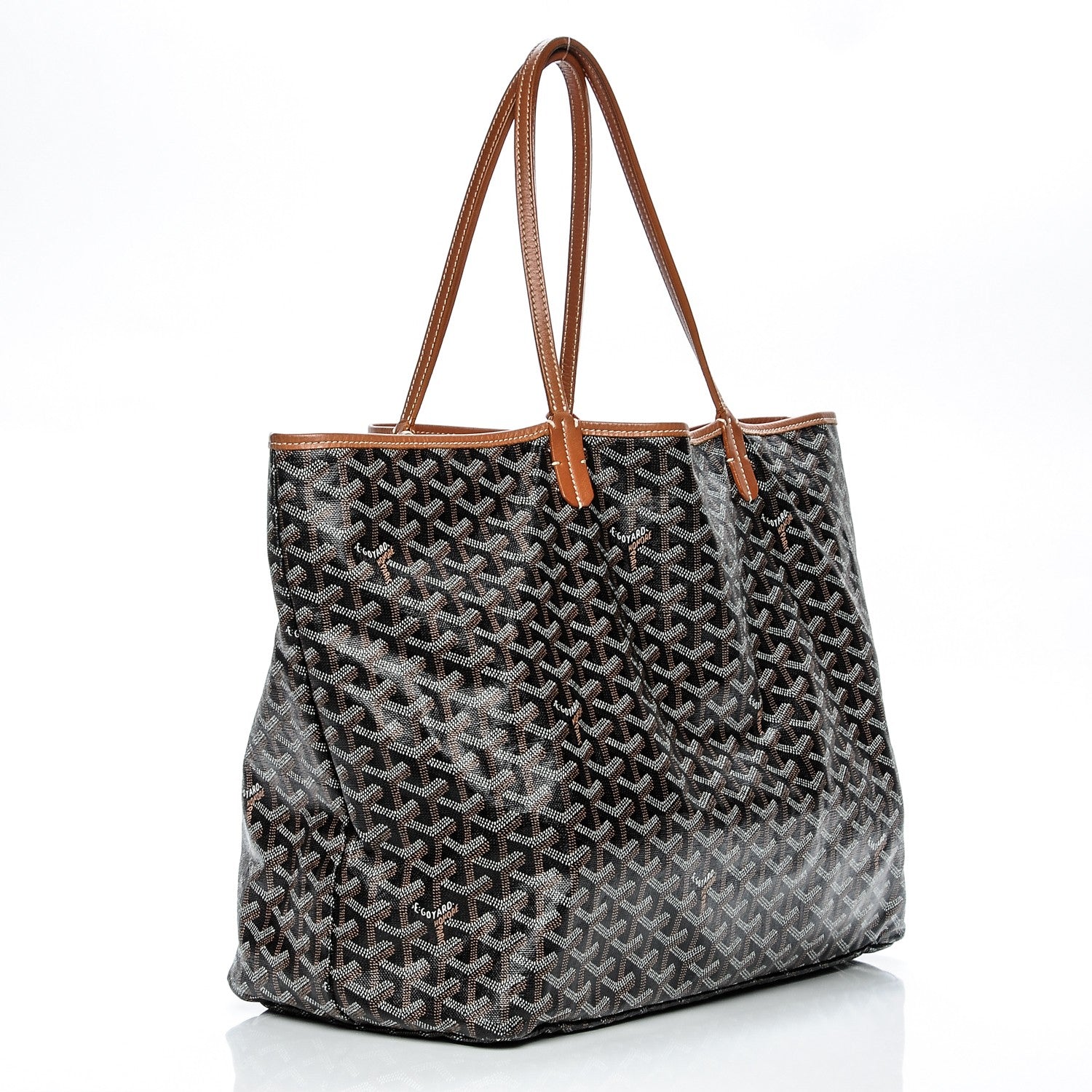 Goyard Goyardine Saint Louis GM Black Gold 4 of 10