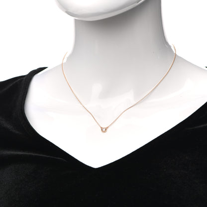 Tiffany 18K Rose Gold Diamond .17ct Elsa Peretti Diamonds by the Yard Pendant Necklace 2 of 5