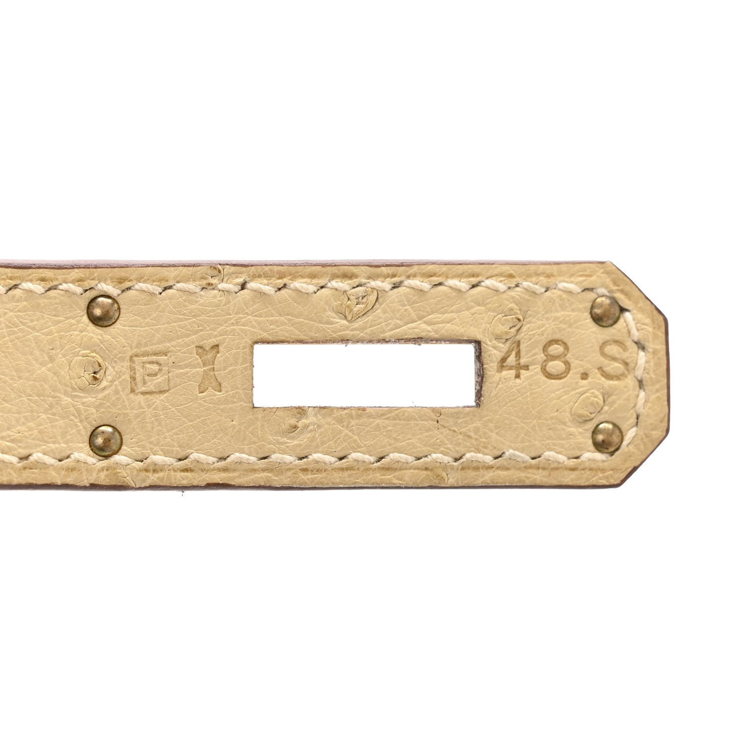 Ostrich Birkin 30 Parchemin