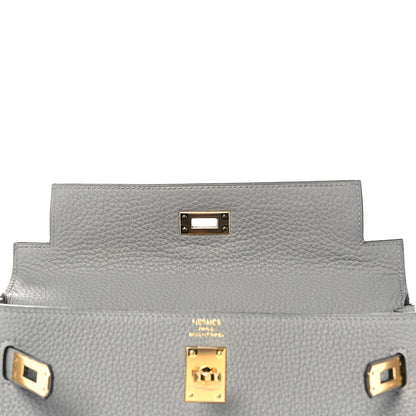 Hermes Togo Kelly Retourne 25 Gris Mouette 19 of 38