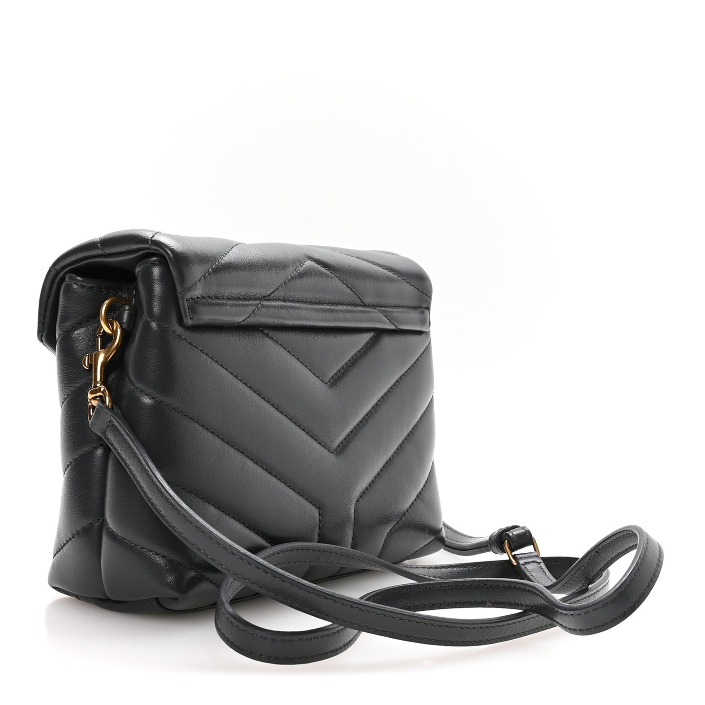 Calfskin Y Quilted Monogram Toy Loulou Crossbody Bag Storm