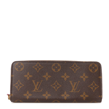 Louis Vuitton Monogram Clemence Wallet Fuchsia 1 of 9