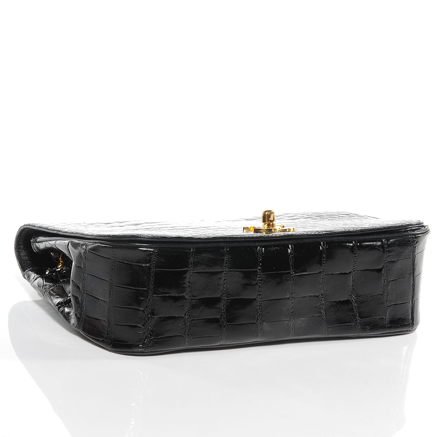 Chanel Crocodile Small Flap Black 4 of 8