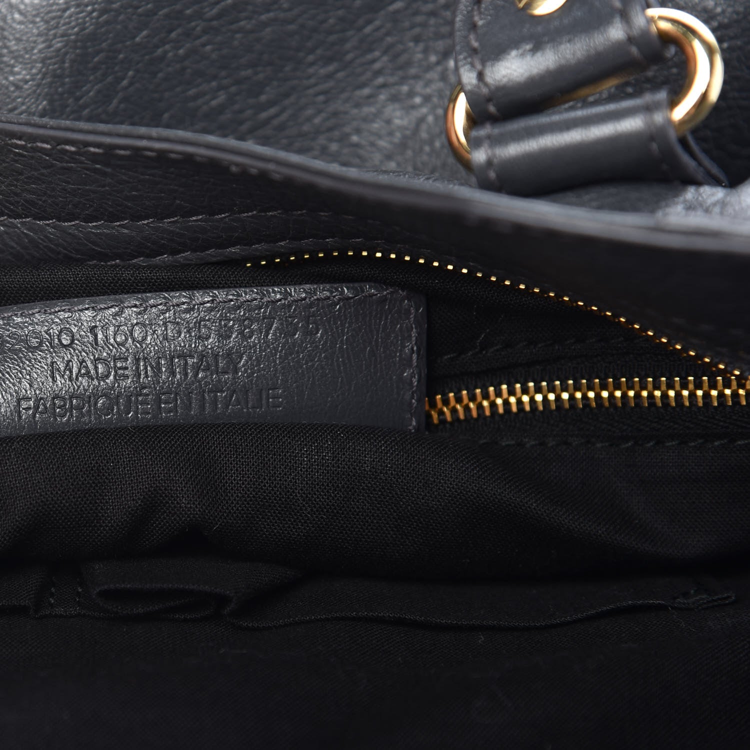 Balenciaga Agneau Giant 12 Gold Hardware Velo Gris Fossile Anthracite 7 of 9