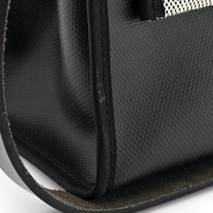 Hermes Toile H Berline Vache Hunter Herbag Zip PM 31 Black Ecru 13 of 13