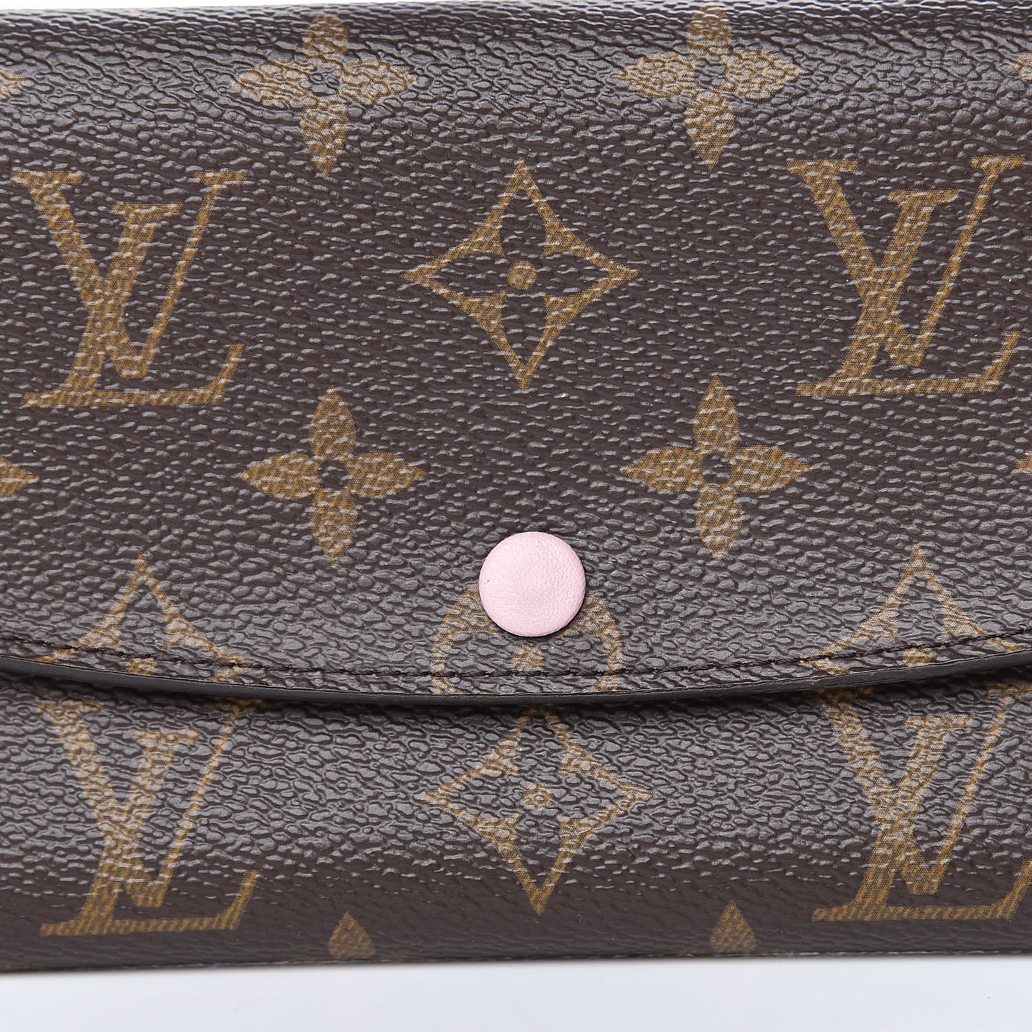 Monogram Emilie Wallet Rose Ballerine