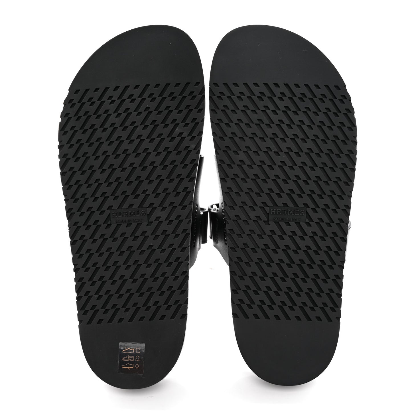Calfskin Womens Chypre Sandals 40.5 Black