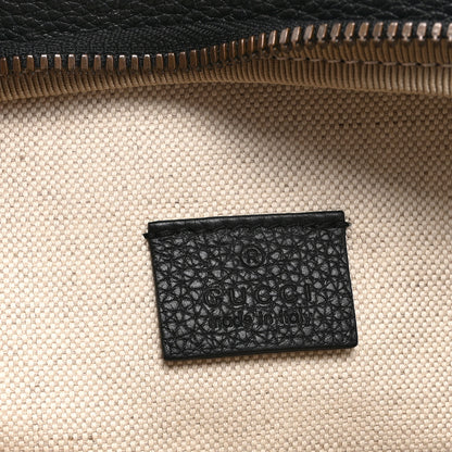 Gucci Grained Calfskin Logo Belt Bag Black 6 of 11