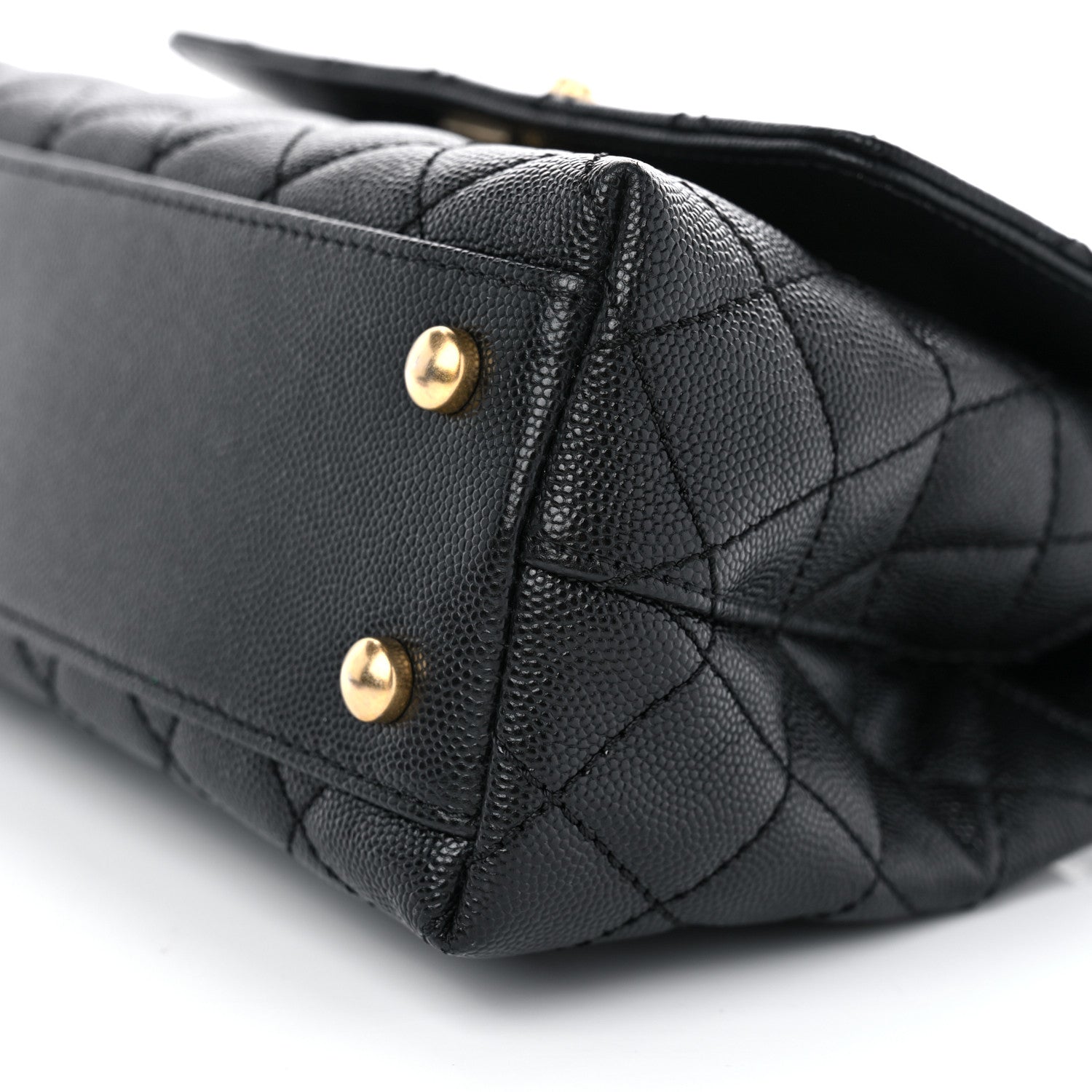 Chanel Caviar Quilted Mini Coco Chain Handle Flap Black 10 of 10