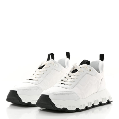 Hermes Parachute Fabric Calfskin Impulse Sneakers 36 White 3 of 8
