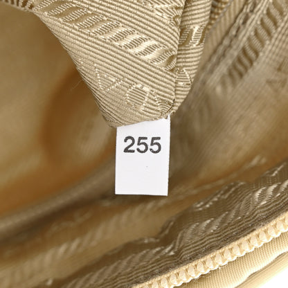 Prada Re-Nylon Vela Saffiano Double Zip Shoulder Bag Deserto 7 of 11