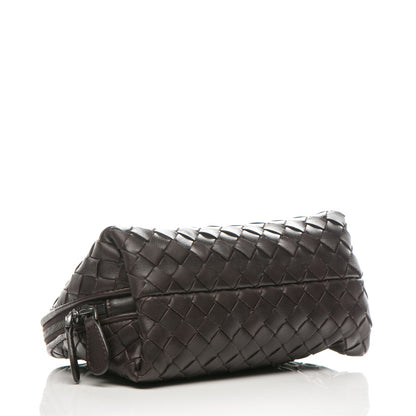 Bottega Veneta Nappa Intrecciato Cosmetic Case Ebano 4 of 8