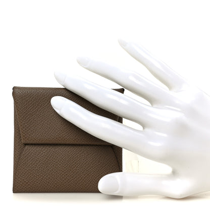 Hermes Epsom Bastia Coin Purse Etoupe 2 of 8