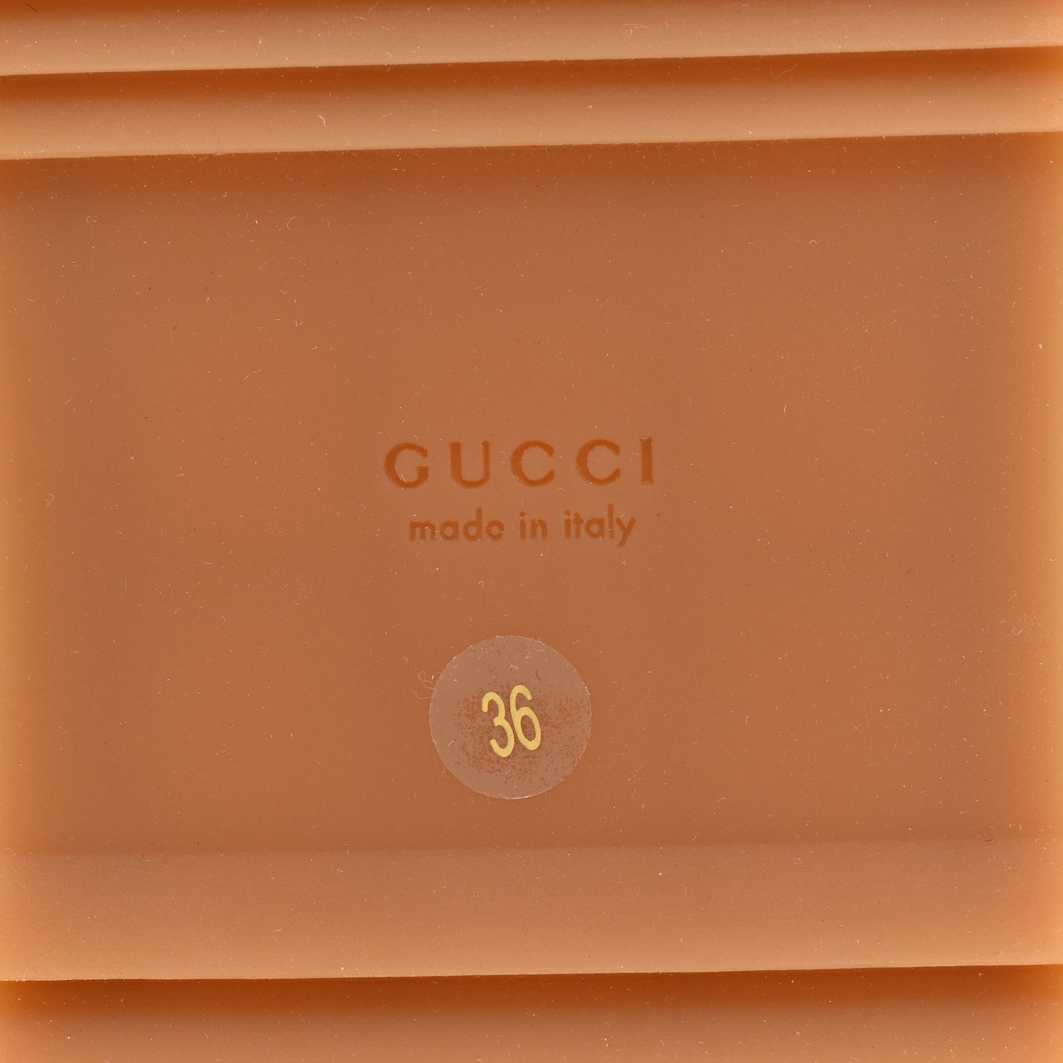 Gucci Canvas GG Monogram Angelina Platform Slide Sandals 36 Beige Ruggine 6 of 9