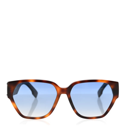 Christian Dior Acetate Square DiorID1 Sunglasses Tortoise 2 of 9