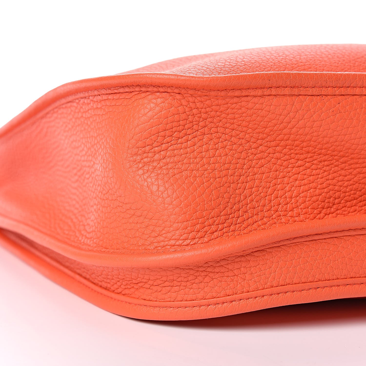 Hermes Taurillon Clemence Evelyne III GM Orange Poppy 5 of 9