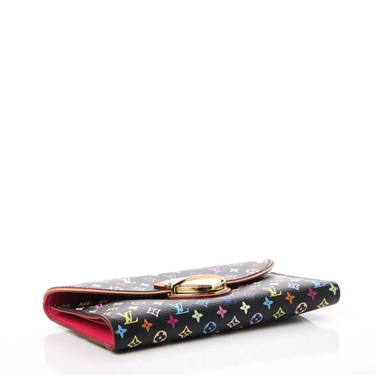 Louis Vuitton Monogram Multicolor Eugenie Wallet Black Grenade 4 of 8