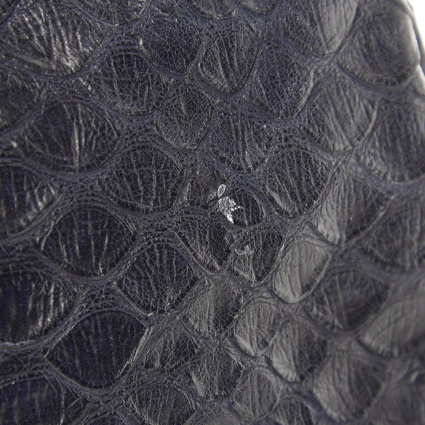 Silky Snake Print Oversized Alexa Nightshade Blue