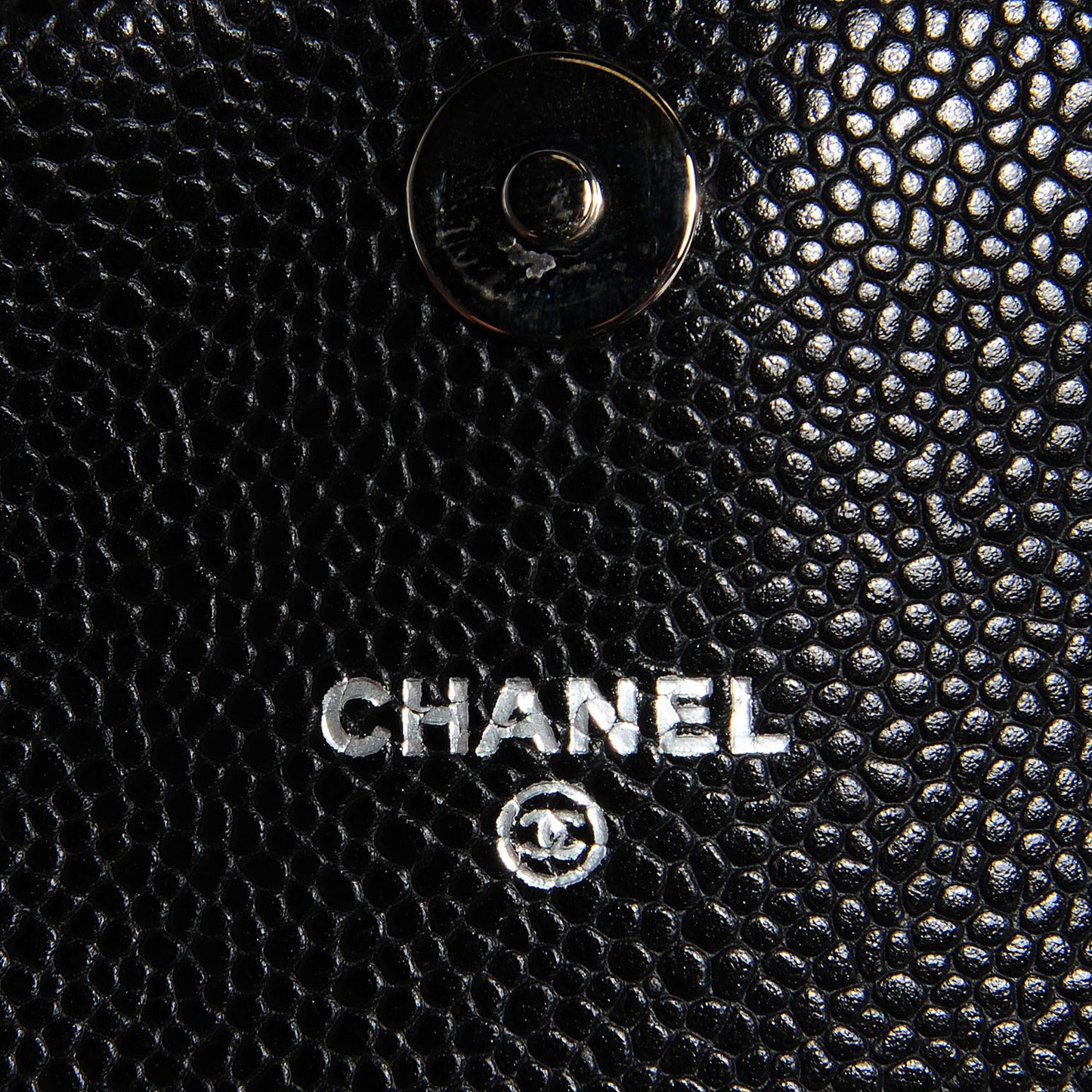 Caviar Half Moon Wallet On Chain WOC Black