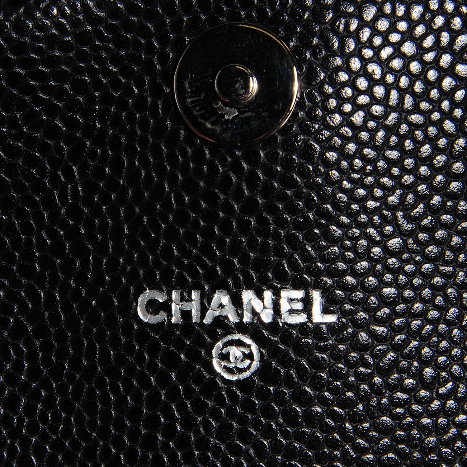 Chanel Caviar Half Moon Wallet On Chain WOC Black 6 of 9