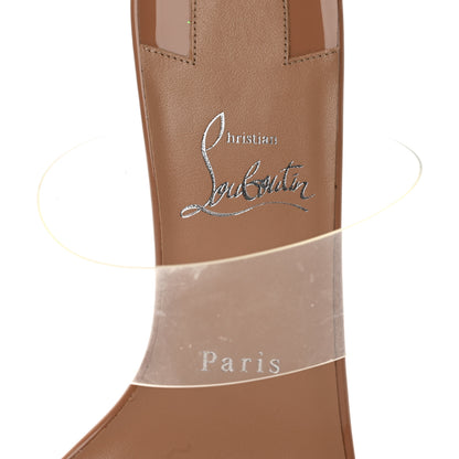 Christian Louboutin Patent PVC Just Nothing 55mm Slide Sandals 39 Nude 8 of 8