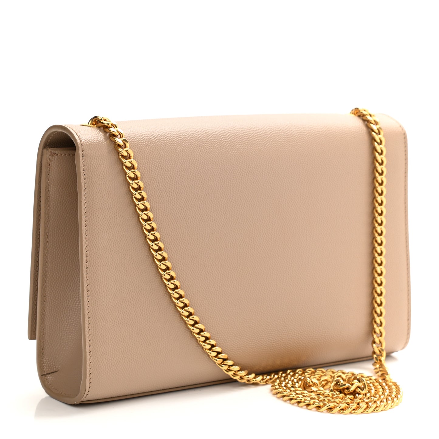 Grain De Poudre Medium Monogram Kate Satchel Dark Beige