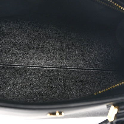 Saint Laurent Calfskin Monogram Baby Cabas Black 5 of 8