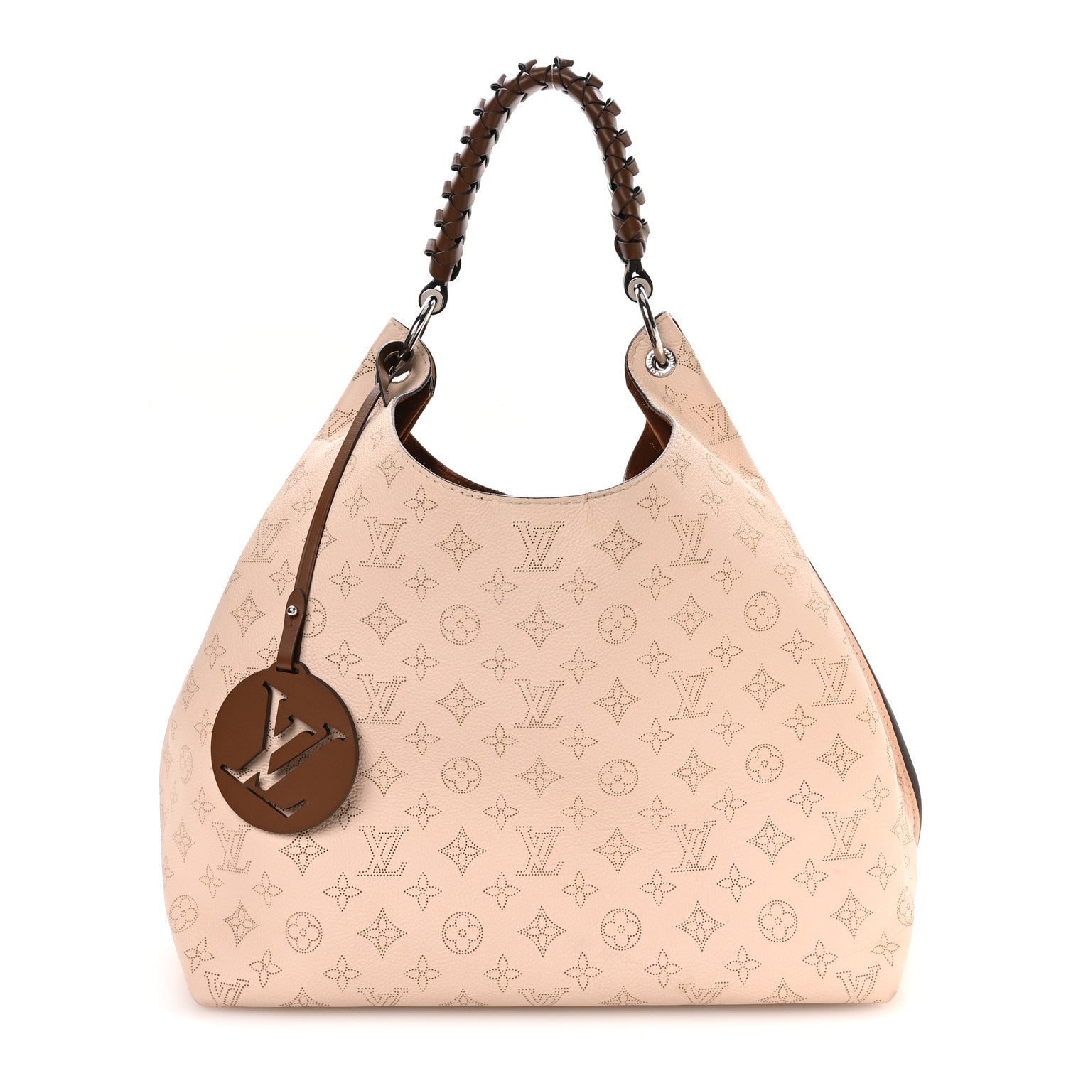 Louis Vuitton Mahina Carmel Hobo Creme 1 of 9