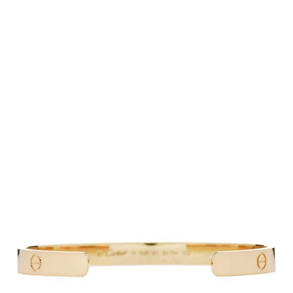 Cartier 18K Yellow Gold LOVE Cuff Bracelet 19 2 of 4