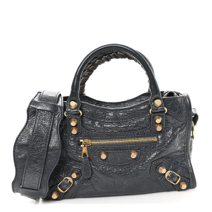 Balenciaga Agneau Giant 12 Gold Hardware Mini City Anthracite 1 of 12