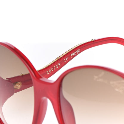 Louis Vuitton Gina Sunglasses Z0075E Red 5 of 9