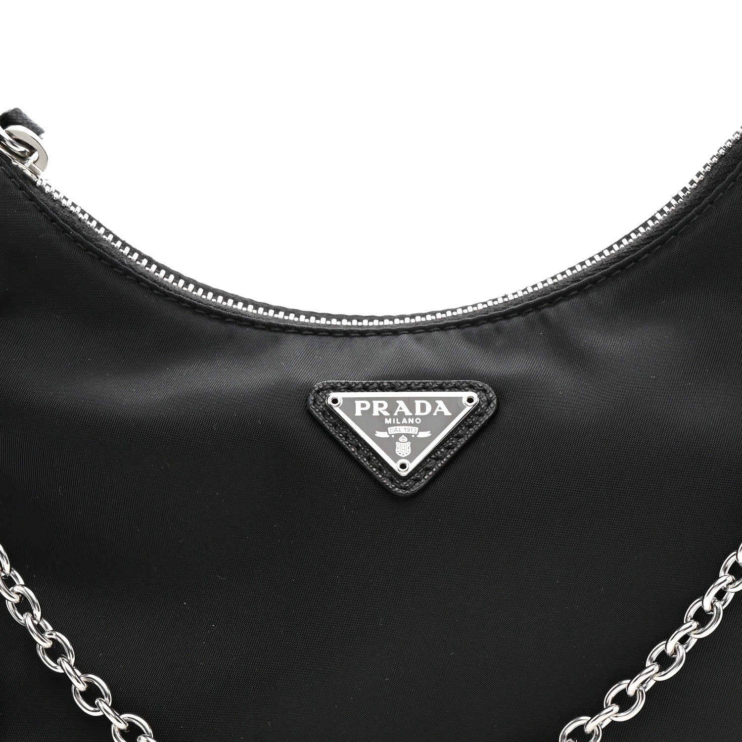 Prada Nylon Re-Edition 2005 Shoulder Bag Black 8 of 12