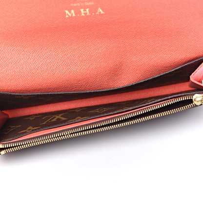 Louis Vuitton Monogram Emilie Wallet Poppy 5 of 8