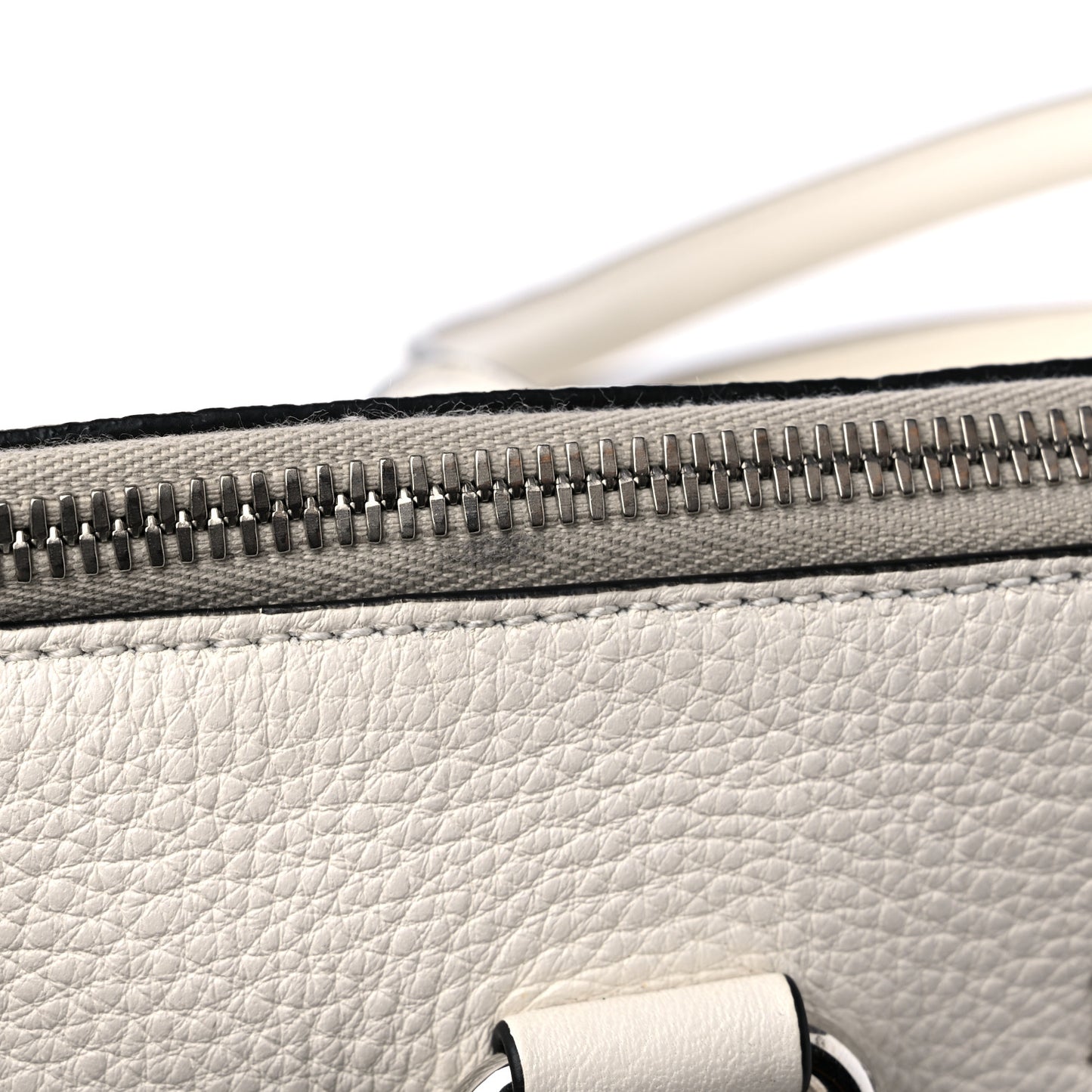 Vitello Phenix Satchel White