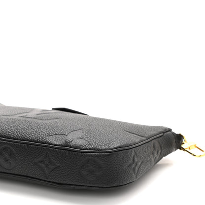 Louis Vuitton Empreinte Monogram Giant Multi Pochette Accessories Small Pochette Black 9 of 9