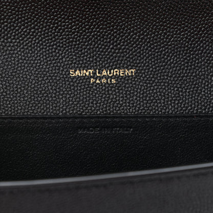Saint Laurent Grain De Poudre Uptown Chain Wallet Black 8 of 10