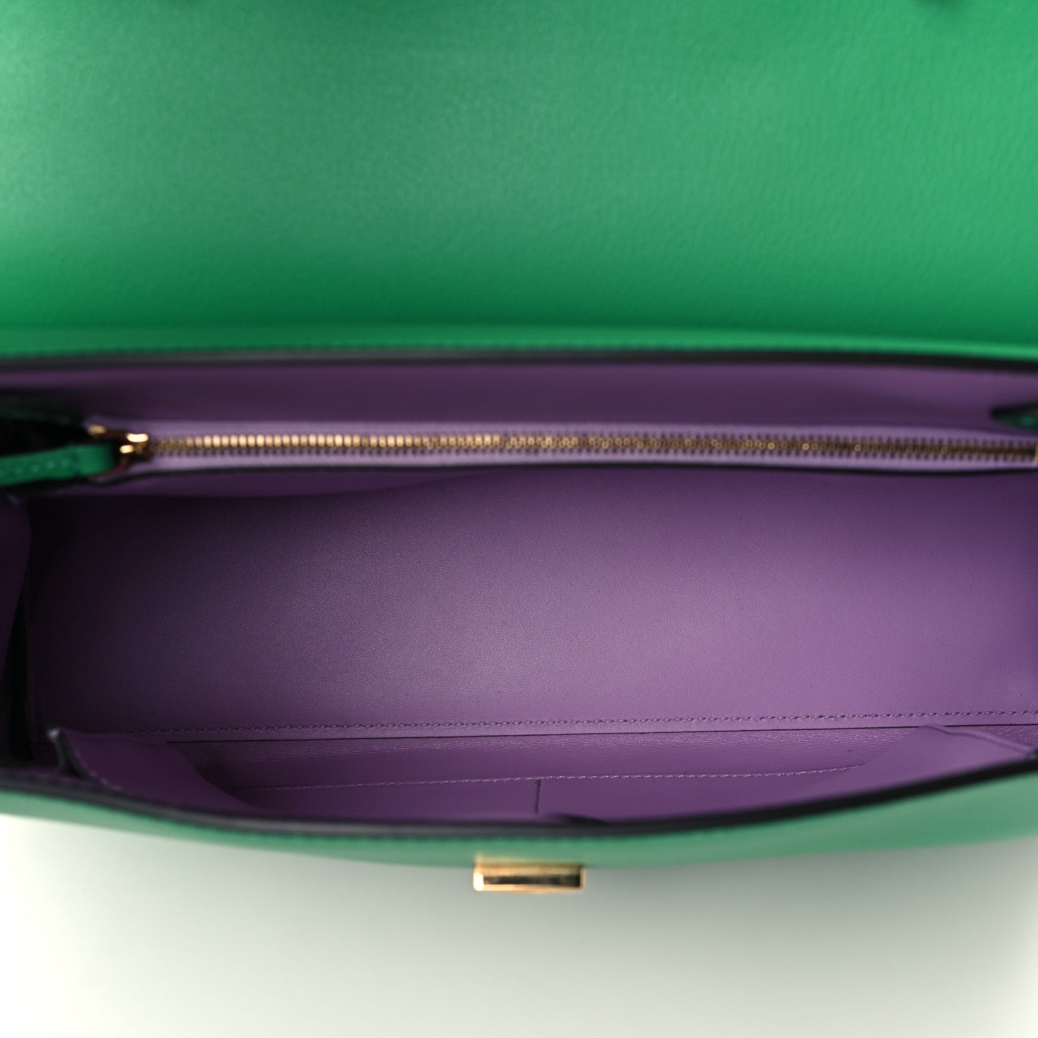 Versace Calfskin Large La Medusa Bag Green 5 of 8