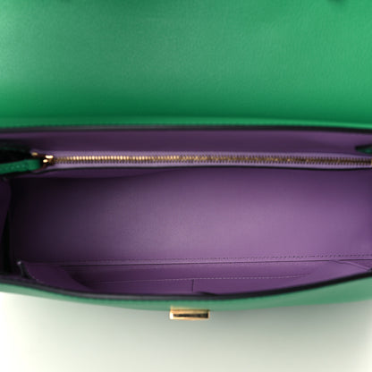 Versace Calfskin Large La Medusa Bag Green 5 of 8