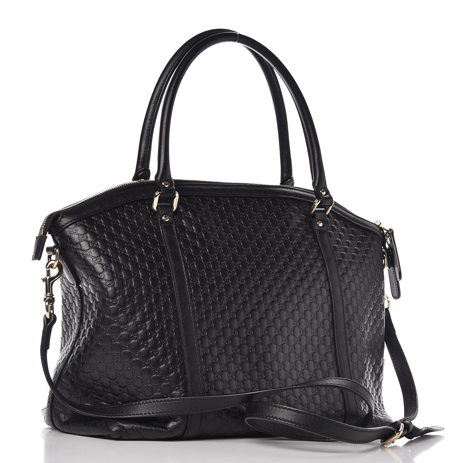 Gucci Soft Microguccissima Dome Satchel Black 4 of 15