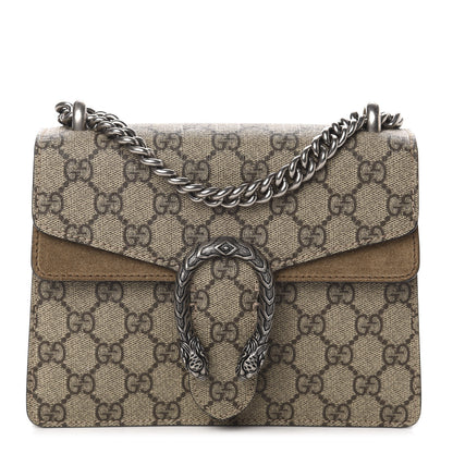 Gucci GG Supreme Monogram Mini Dionysus Shoulder Bag Taupe 1 of 14