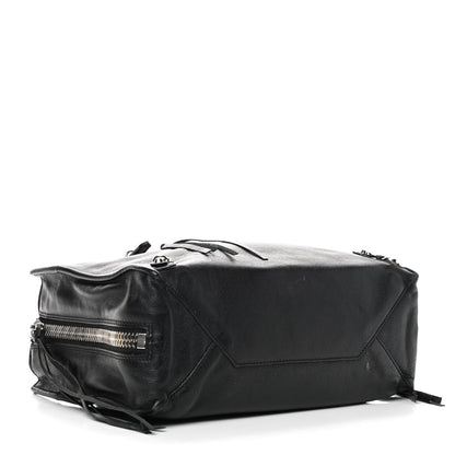 Balenciaga Veau Papier A6 Zip Around Tote Black 4 of 10